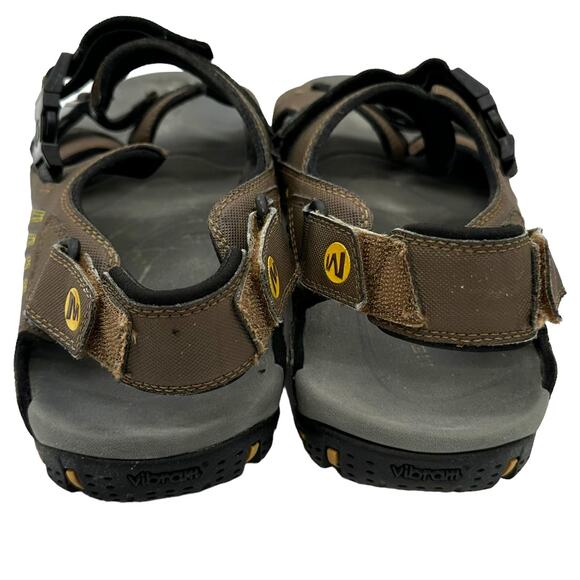 Merrell Men's WaterPro Rouge in Dark Earth Size 14 GUC Hook & Loop Adjustable - Picture 5 of 7